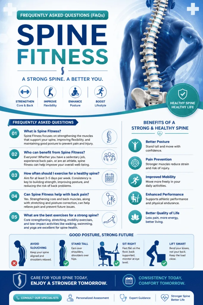 Frequently Asked Questions (FAQs) for spine fitness